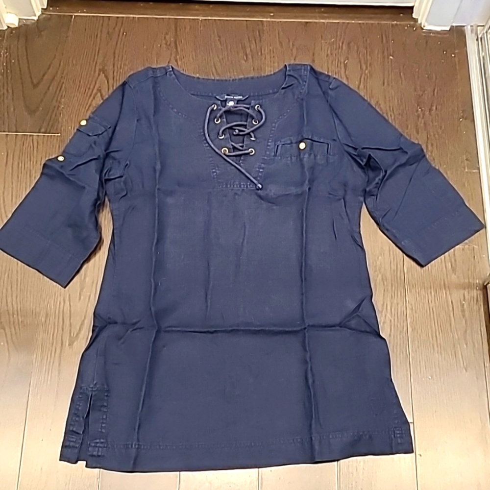 EUC s.S Tommy Hilfiger linen cover up dress